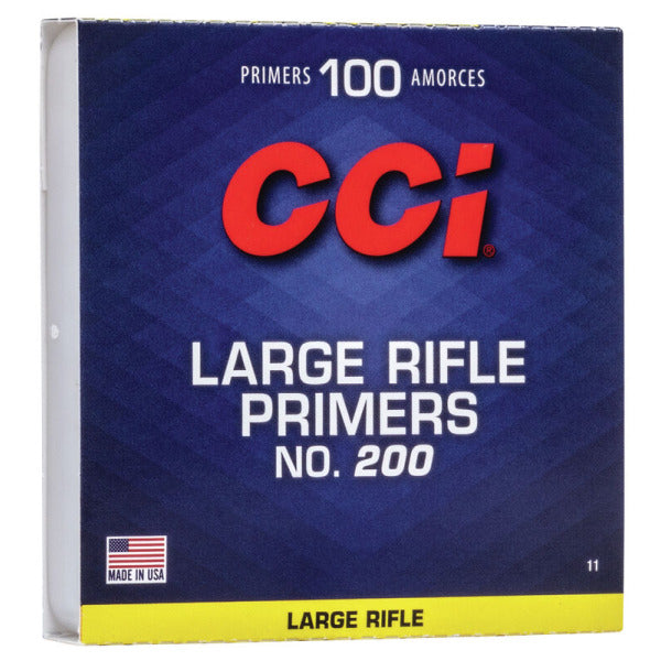 CCI #200 Large Rifle Primers Case of 5000
