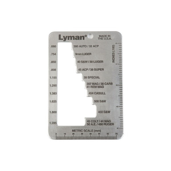 Lyman E-Zee Pistol Case Length Gauge