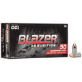 CCI Blazer Aluminum 9mm Luger Ammunition 115 Grain Full Metal Jacket Box of 50
