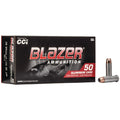 CCI Blazer Aluminum 38 Special +P Ammunition 125 Grain Jacketed Hollow Point Box of 50