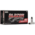 CCI Blazer Aluminum 38 Special Ammunition 158 Grain Lead Round Nose Box of 50