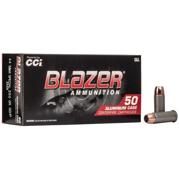 CCI Blazer Aluminum 44 Special Ammunition 200 Grain Jacketed Hollow Point Box of 50