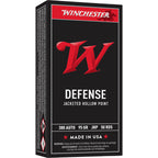 Winchester White Box 380 ACP Ammunition 95 Grain Jacketed Hollow Point Box of 50