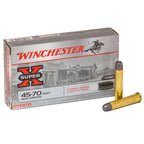 Winchester Super-X 45-70 Gov't Ammunition 405 Grain Lead Flat Nose Box of 20