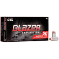 CCI Blazer Aluminum 40 S&W Ammunition 165 Grain Full Metal Jacket Box of 50