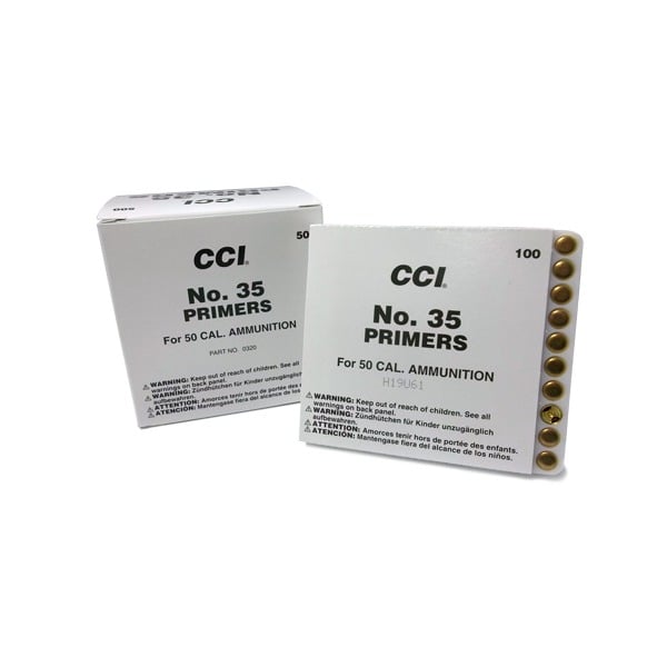 CCI #35 50 BMG Primers Case of 2500