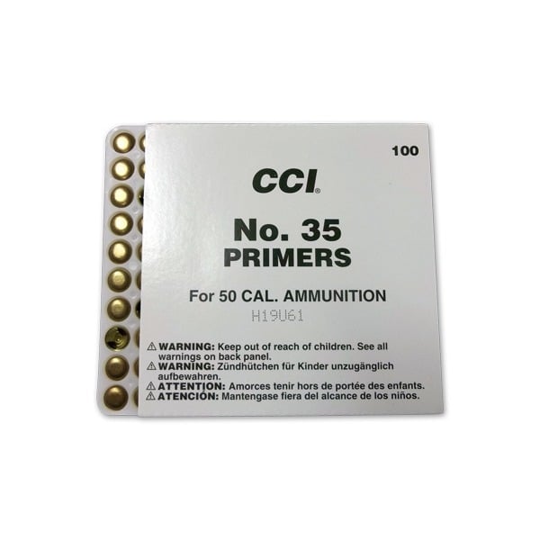 CCI #35 50 BMG Primers Box of 500
