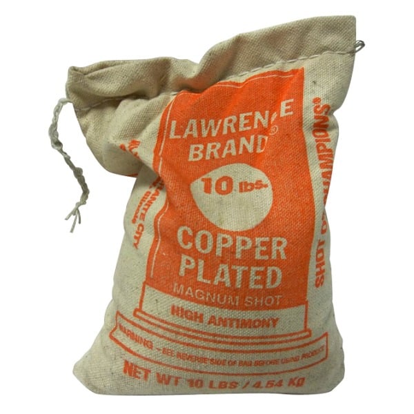 LAWRENCE COPPER SHOT #6 10LB BAG