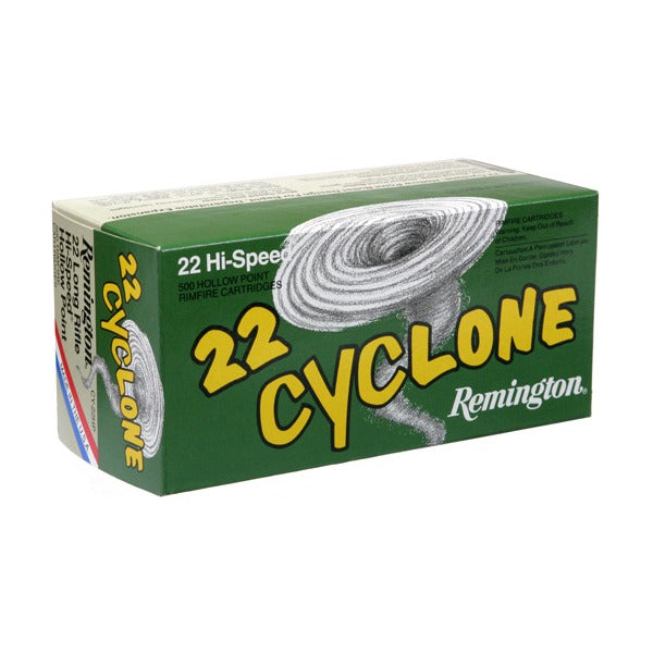 Remington Cyclone 22 Long Rifle Ammunition 36 Grain Lead Hollow Point Box of 50