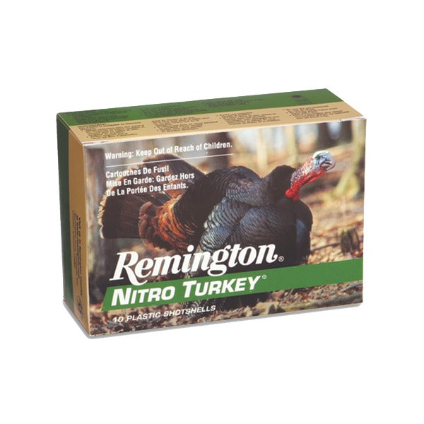Remington Nitro Turkey 12 Gauge Ammunition 3" #4 1-7/8 oz 1210 fps Box of 10