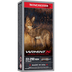 WINCHESTER AMMO 22-250 VARMINT-X 55gr POLY-TIP 20/bx 10/cs