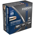 FIOCCHI AMMO 9MM LUGER 124gr HORNADY XTP-HP 25/bx 20/cs
