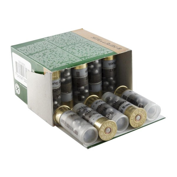 Sellier & Bellot 12 Gauge Ammunition 2-3/4" #00 1-1/8 oz 1214 fps Buckshot Box of 25