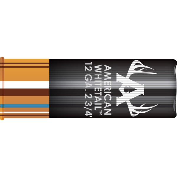 Hornady American Whitetail 12 Gauge Ammunition 2-3/4" 325 grain 1825 fps InterLock Plated Sabot Slug Box of 5