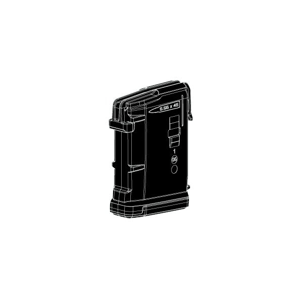 Magpul PMAG Gen 3 Magazine AR-15 5.56x45mm NATO 10 Round Black