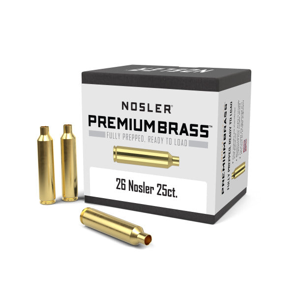 Nosler 26 Nosler Brass Box of 25