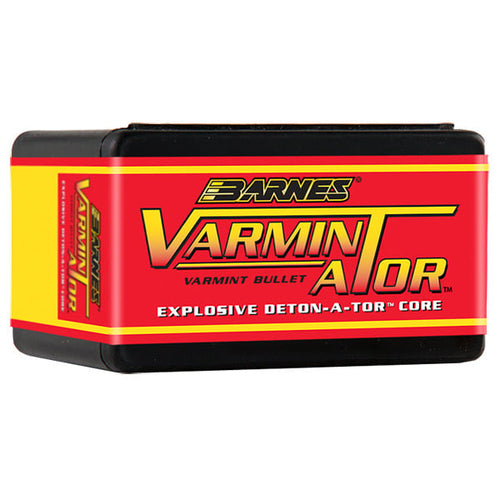 Barnes VARMIN-A-TOR 243 Caliber, 6mm (.243 Diameter) Bullets 58 grain Jacketed Hollow Point Box of 100