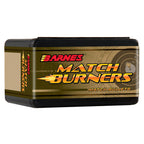 Barnes Match Burner 264 Caliber, 6.5mm (.264 Diameter) Bullets 140 grain Jacketed Hollow Point Box of 100