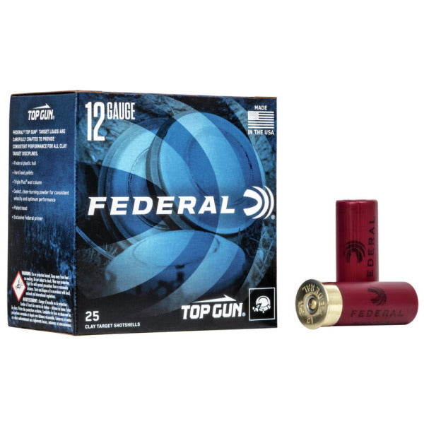 Federal Premium Top Gun 12 Gauge Ammunition 2-3/4" #7.5 1-1/8 oz 1200 fps Case of 250