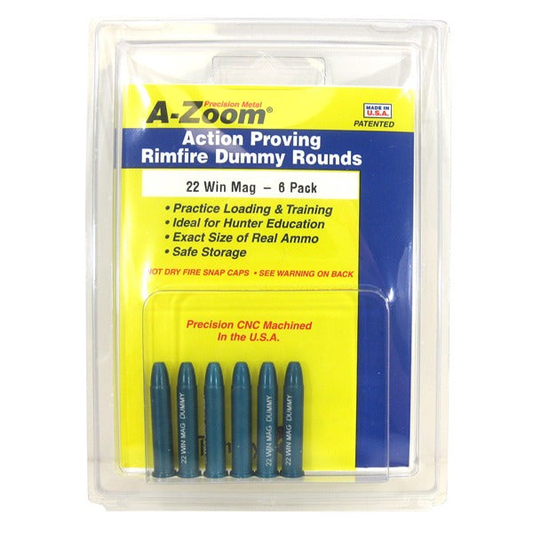 AZOOM DUMMY ROUND 22 MAG RIMFIRE (6-PACK)