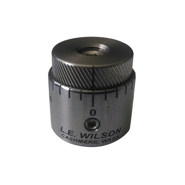 L.E. Wilson Micrometer Cap for Standard Inline Seater Die