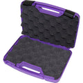 MTM PISTOL CASE REVOLVER/ AUTO/4" BBL PURPLE 12/CS