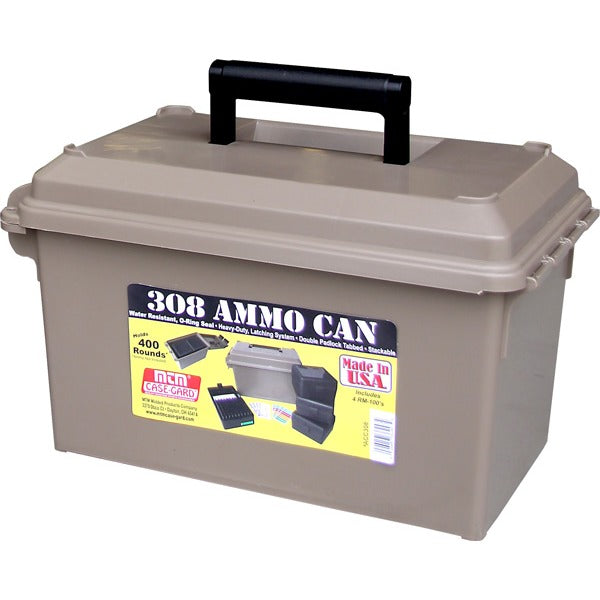 MTM AMMO CAN FOR 308 WINCHESTER w/4 RM-100s DARK EARTH 6c