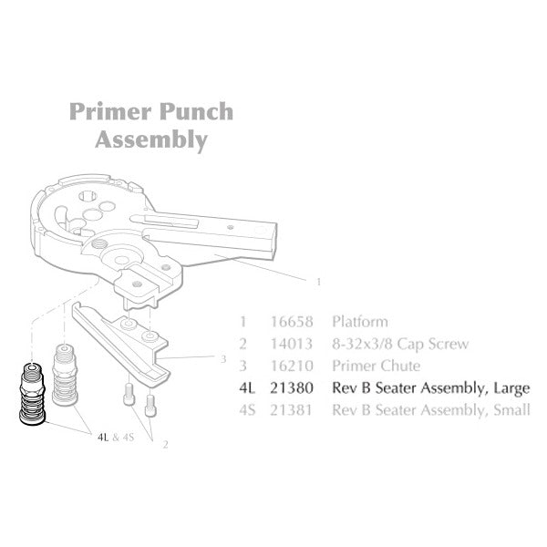 DILLON XL650(ONLY) PRIMER SEATER ASSEMBLY LARGE