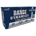 Fiocchi Range Dynamics 45 ACP Ammunition 230 Grain Full Metal Jacket Box of 50