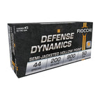 Fiocchi Defense Dynamics 44 Special Ammunition 200 Grain Semi Jacketed Hollow Point Box of 50