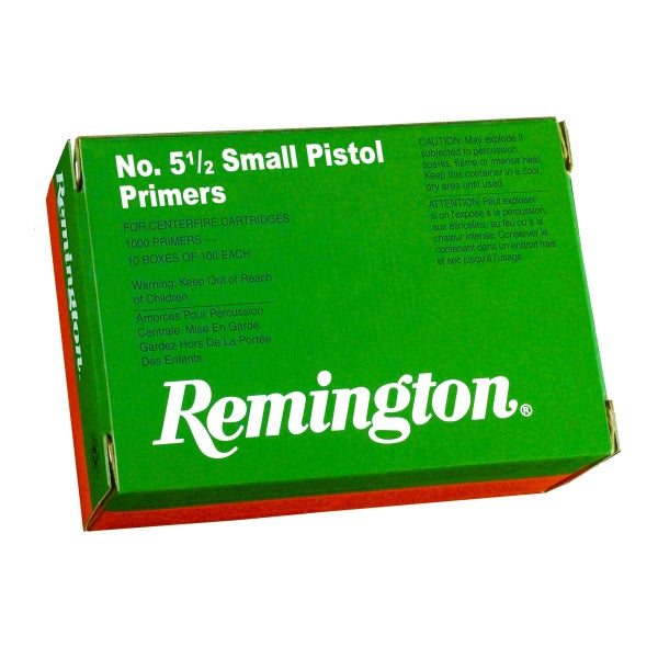 Remington #5-1/2 Small Pistol Magnum Primers Case of 5000
