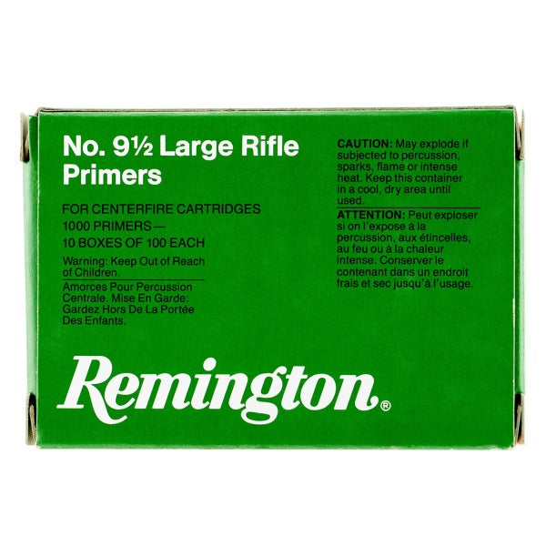 Remington #9-1/2 Large Rifle Primers Case of 5000