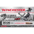 Winchester Deer Season 30-06 Springfield Ammunition 150 Grain Extreme Point Polymer Tip Box of 20