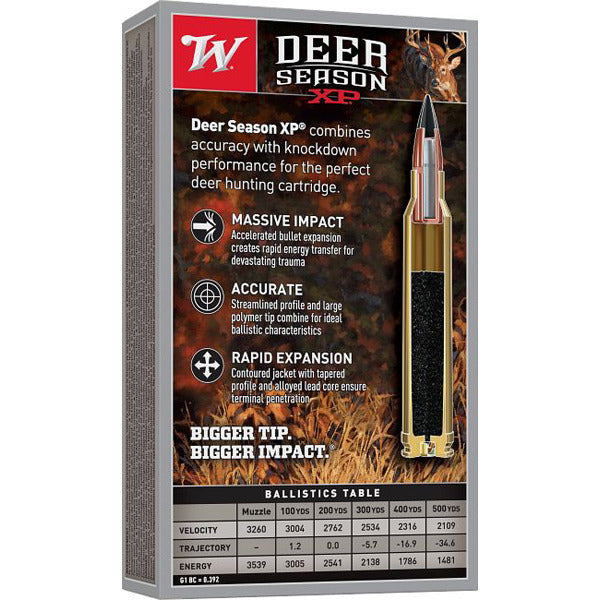 Winchester Deer Season 300 Winchester Magnum Ammunition 150 Grain Extreme Point Polymer Tip Box of 20