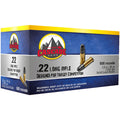 Cascade 22 Long Rifle Ammunition 40 Grain Lead Round Nose Box of 50