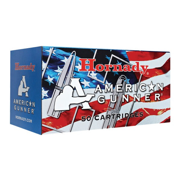 Hornady American Gunner 308 Winchester Ammunition 155 Grain Boat Tail Hollow Point Box of 50