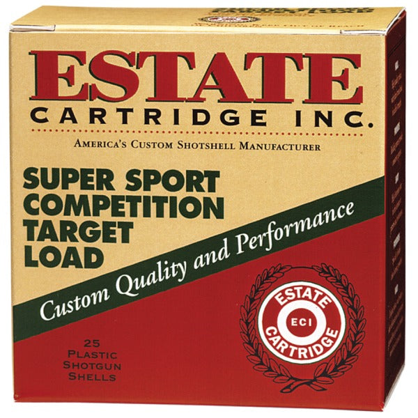 Estate Super Sport Competition Target Load 20 Gauge Ammunition 2-3/4" #8 7/8 oz 1200 fps Case of 250