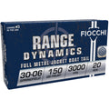 Fiocchi Range Dynamics 30-06 Springfield Ammunition 150 Grain Full Metal Jacket Box of 20