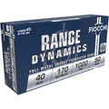 Fiocchi Range Dynamics 40 S&W Ammunition 170 Grain Full Metal Jacket Box of 50