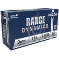 Fiocchi Range Dynamics 9mm Luger Ammunition 115 Grain Full Metal Jacket Box of 50