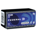 Federal Premium Champion 22 WMR (Winchester Magnum Rimfire) Ammunition 40 Grain Full Metal Jacket Box of 50