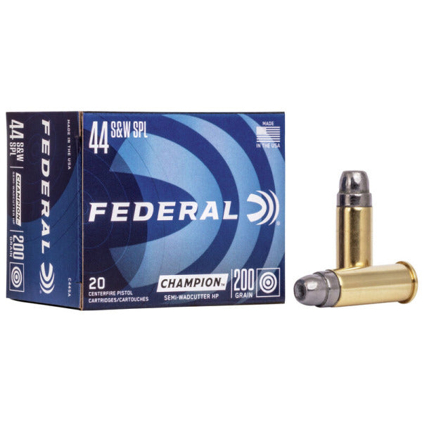 FEDERAL AMMO 44 SPL 200gr SWC-HP 20/bx 25/cs