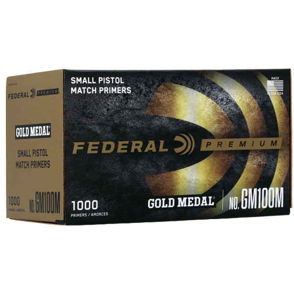 Federal Premium Gold Medal Match Small Pistol Primers Case of 5000
