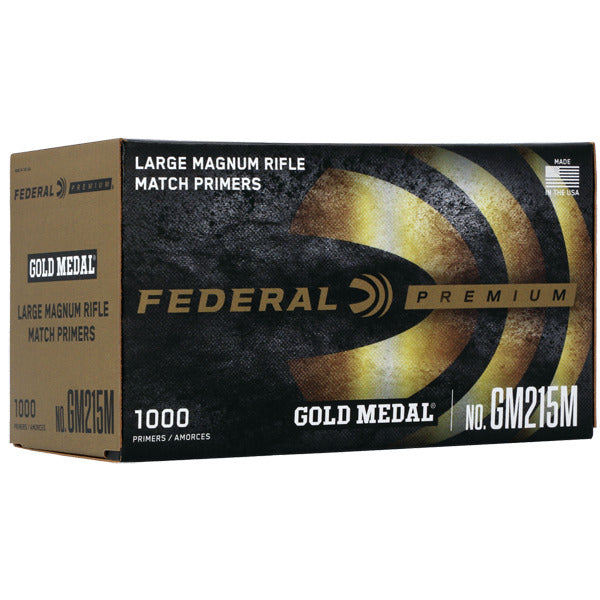 Federal Premium Gold Medal Match Large Rifle Magnum Primers Case of 5000