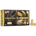 Federal Premium Gold Medal 45 ACP Ammunition 230 Grain Full Metal Jacket Box of 50