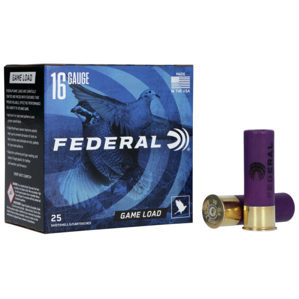Federal Premium Game Load Heavy Field 16 Gauge Ammunition 2-3/4" #6 1 oz 1165 fps Box of 25