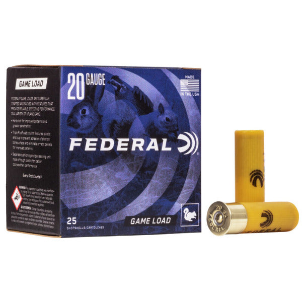 Federal Premium Game Load Heavy Field 20 Gauge Ammunition 2-3/4" #7.5 7/8 oz 1210 fps Box of 25