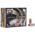 Federal Premium Personal Defense 32 ACP Ammunition 65 Grain Jacketed Hollow Point Box of 20
