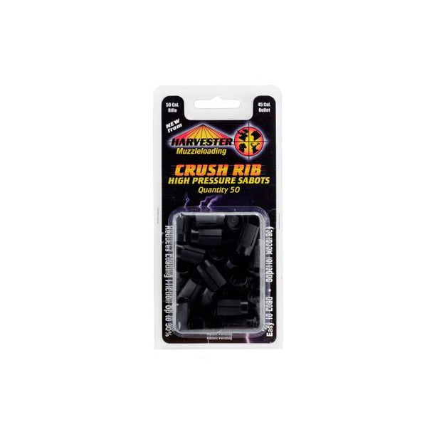 HARVESTER 50cal CRUSH RIB SABOT, 45c BULLET 50b 12c