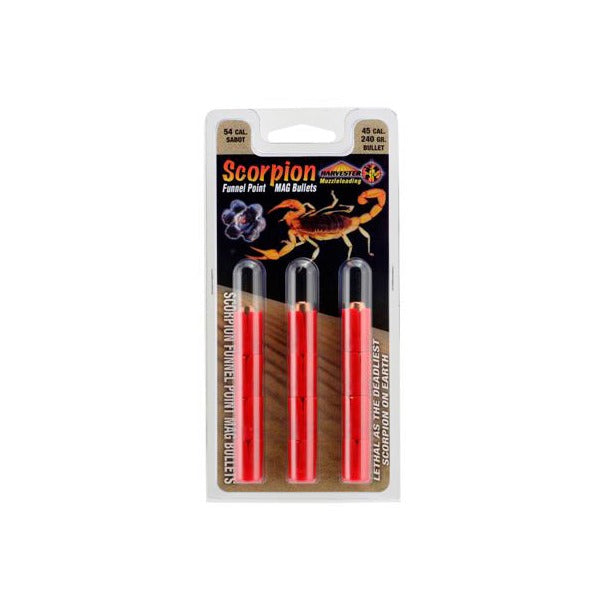 HARVESTER SCORPION 54cal SABOT w/45c 240g HP 12/PK